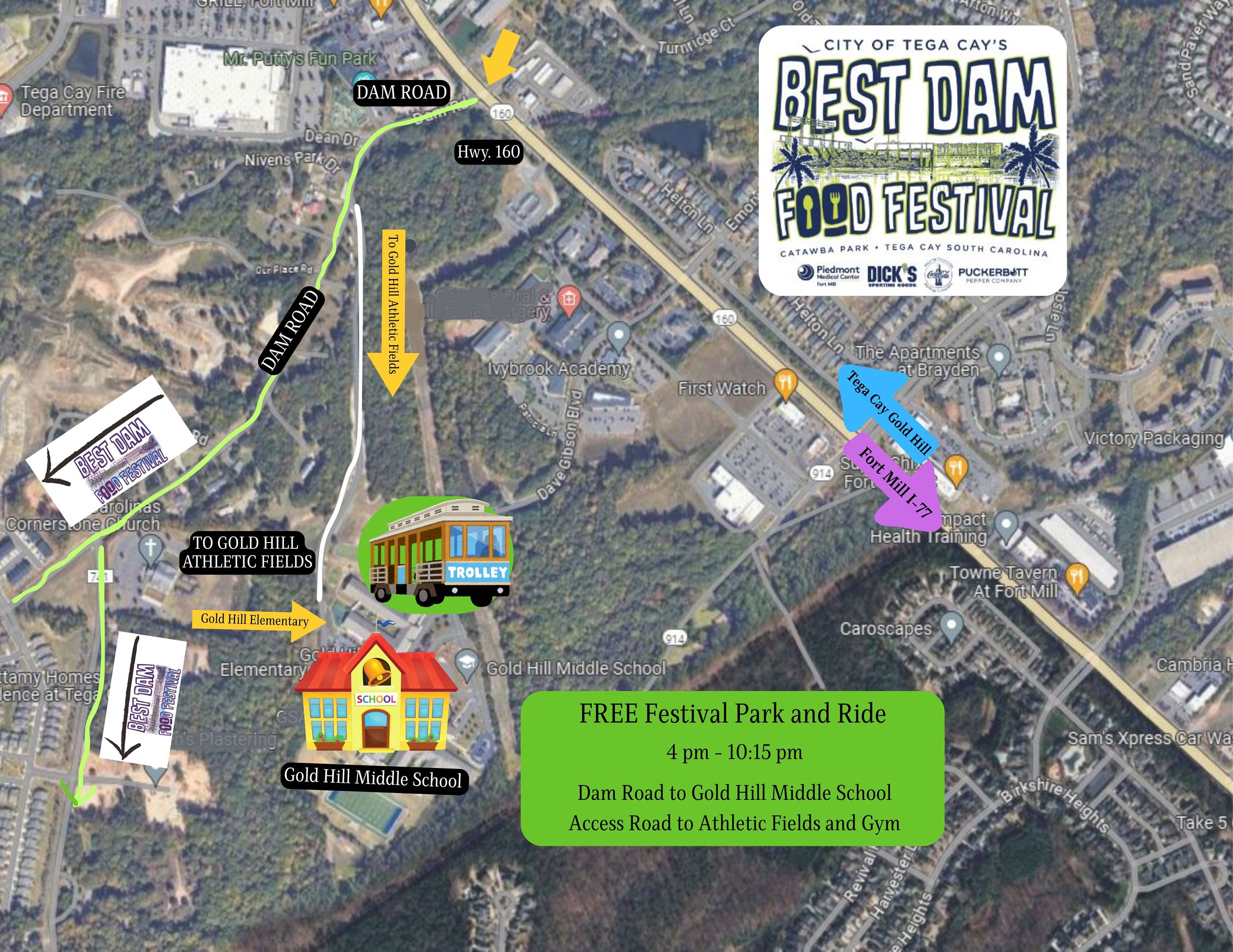 2025 Festival Parking Map